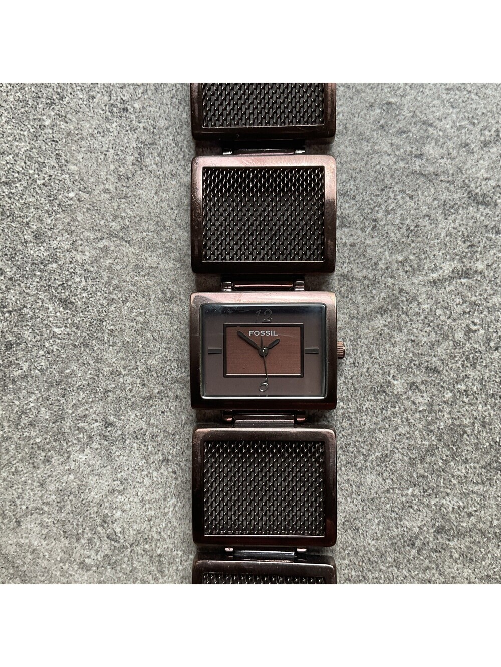 Fossil Bronze Tone Women's Quartz Analog Watch ES-1906 - Runs Great Bin S